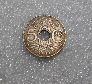 Monete Francia 5 CENTESIMI 1930 Circolate - Foto 1 di 9