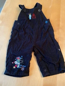 DISNEY BABY BESTICKT Mickey Mouse KORD LATZHOSE KLEINKIND GRÖSSE 6 9 MONATE  - Bild 1 von 4
