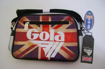 Сумка GOLA маленькая мини Redford винтажная Uj CUC135 черный металлик серебро черный серебристый - Изображение 1 из 2