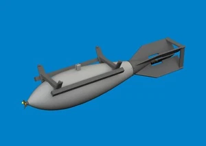 EDUARD 1/48 Aircraft- A6M5/7 500kg Bomb for EDU  Resin  EDU6481093 - Picture 1 of 4
