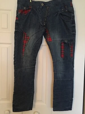 EJ Denim JEANS RIO TAPERED FIT PARA HOMBRE -AZUL - TALLA 38 R Foto 1 de 4