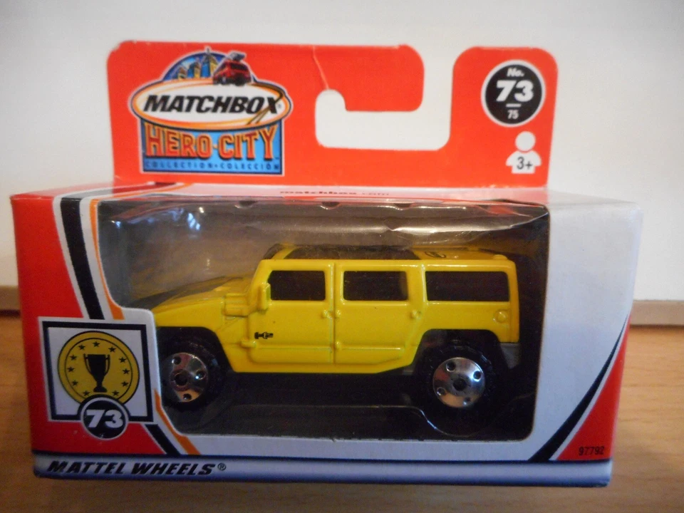 Matchbox Hummer in gelb in Box - Bild 1 von 1