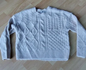 Strickpullover WE Zopfmuster Beige Gr. S - Bild 1 von 5