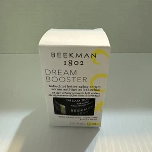 BEEKMAN 1802 DREAM BOOSTER Bakuchiol Beta-Retinol Serum 0.5fl oz NIB Anti-aging - Picture 1 of 6