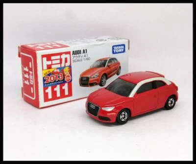 TOMICA 111 AUDI A1 1/60 TOMY 2013 NEW DIECAST CAR red ( OPENED ) B - Image 1 of 4