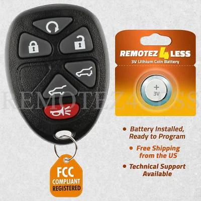 Remote for 2007 2008 2009 2010 2011 2012 2013 2014 Chevrolet Tahoe Keyless Entry - Image 1 of 4