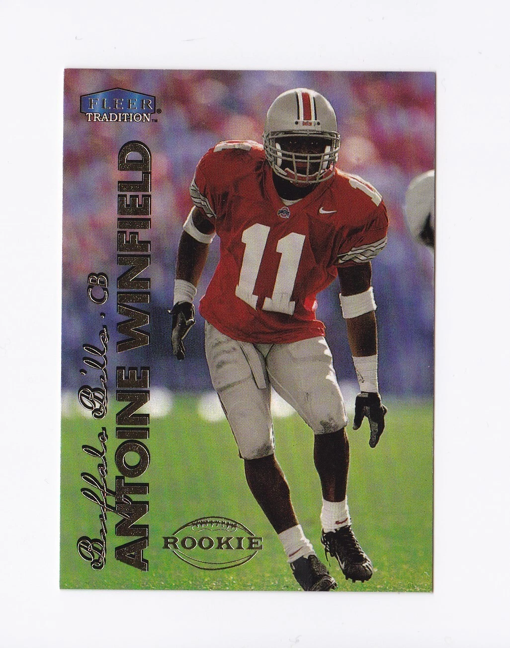 1999 Fleer Tradition #298 Antoine Winfield RC Buffalo Bills Ohio State Buckeyes