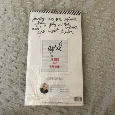 New Unopened Heidi Swapp Letterboard Months Black - Image 1 of 3