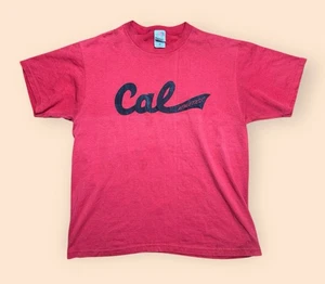 Camiseta Cal U Vintage Años 90 Para Hombre Grande Roja De Colección Años 90 California PA - Imagen 1 de 6