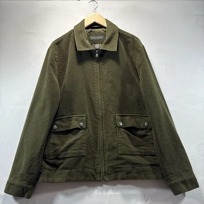 Banana Republic куртка L натуральной кожи замши зеленый женское пальто карманы - Изображение 1 из 4