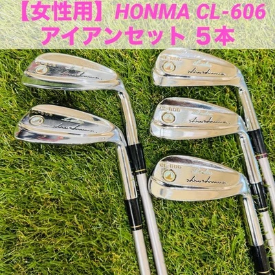 HONMA CL-606 Ladies Iron Set 6,8,9,10,11(5Clubs) / Flex L Shaft : Carbon - Image 1 of 4