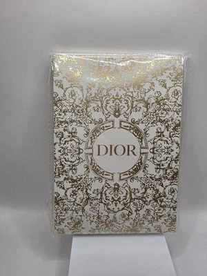 Dior Gold Embossed Journal Notebook Diary NWT Limited Edition Authentic GWP - Image 1 of 2