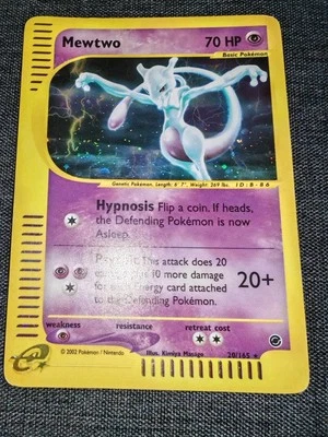Pokemon Mewtwo Expedition 20/165 English Holo Swirl 🍥 Moderately Played - Bild 1 von 4