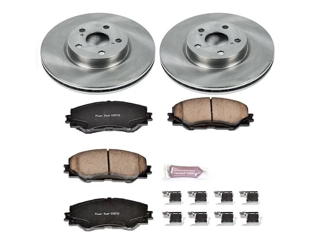 Front Brake Pad and Rotor Kit For 2008-2014 Scion xD 2009 2010 2011 2012 YJ161NT — 第 1/1 张图片