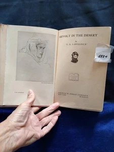 HARD COVER BOOK REVOLT IN THE DESERT 1927 - Imagen 1 de 3