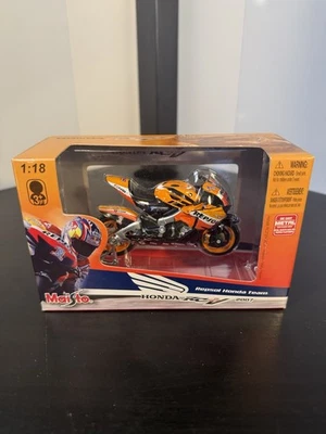 Motocicleta Maisto escala 1:18 fundido a presión Honda RC212V Repsoi Honda Team 2007 Foto 1 de 4