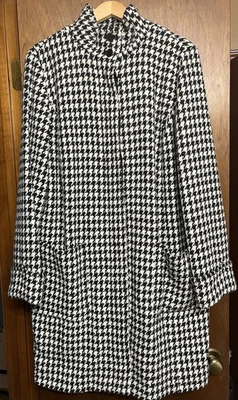 НОВЫЙ БЕЗ ЯРЛЫКОВ RALPH LAUREN КУРТКА ПАЛЬТО HOUNDSTOOTH 1 X - Изображение 1 из 4