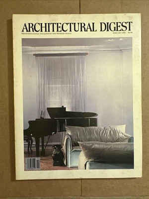 Architectural Digest Magazine February 1981 - Image 1 of 4