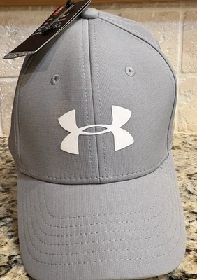 NUEVO CON ETIQUETAS Under Armour Storm 1 Sombrero Calce Elástico Unisex Juvenil TALLA S/M GRIS CLARO AJUSTADO Foto 1 de 4