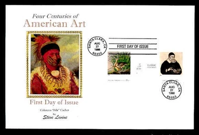 AMERICAN ART PRESS SHEET FIRST DAY COVERS - VERTICAL GUTTER PAIR SET - Image 1 of 4