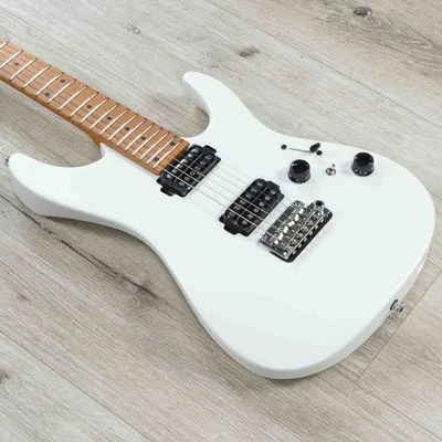 Ibanez AZ2402 Prestige Guitar, S-Tech Roasted Maple Fretboard, Pearl White Flat - Image 1 of 4