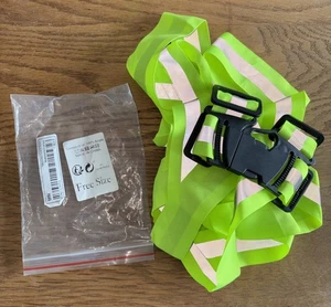 Hi Vis Safety Belt High VisibilityReflective US Military PT Neon Green - Picture 1 of 2