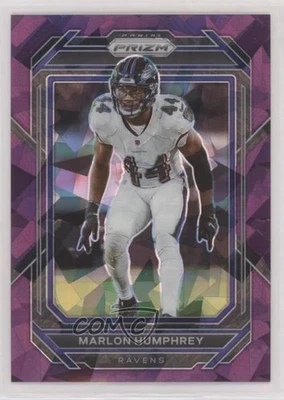 2022 Panini Prizm Purple Ice Prizm /225 Marlon Humphrey #24 - Image 1 of 2