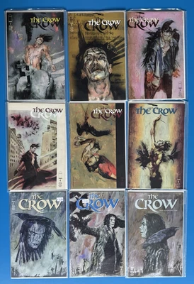 THE CROW #1-9 (Image Comics 1999) James O'Barr McFarlane VF/NM lot Kent Williams - Image 1 of 4