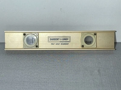 Vintage Sargent&Lundy Engineers 1967 Golf Roundup Level - Image 1 of 4