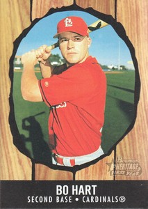2003 Bowman Heritage Baseball #202 Bo Hart RC St. Louis Cardinals
