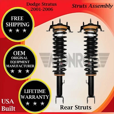 Puntales traseros Monroe genuinos OEM para Dodge Stratus 2001-2006 garantía de por vida Foto 1 de 4