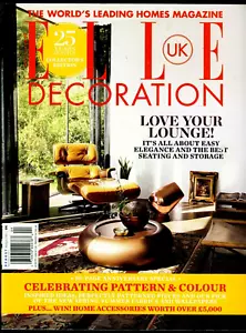 ELLE UK Decoration Magazine - 58 Page Pattern & Colour - April 2014 - $10 Retail - Picture 1 of 3