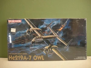 DRAGON - 1/72 - 1992 - He219A-7 OWL - Golden Wings Series - #5006 - New / Sealed - Picture 1 of 6