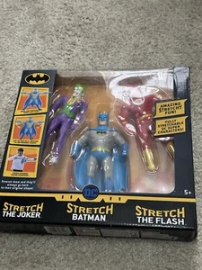 DC Stretch Figures 3 Pack The Joker - Batman - The Flash *Brand New* - Picture 1 of 10