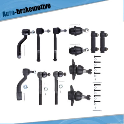 12X Front Ball Joints Idler Pitman Arm Tie Rod End For 1995-2000 Chevy GMC K2500 - Image 1 of 4