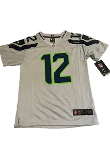 Nuova maglia alternativa Seattle Seahawks #12 FAN Youth Medium (10/12) grigia - Foto 1 di 3