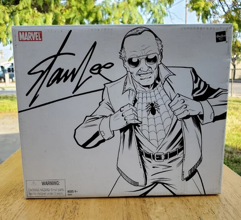 Marvel Legends Stan Lee / Spider-Man - 2007 SDCC Exclusive Action Figure Sealed Cover