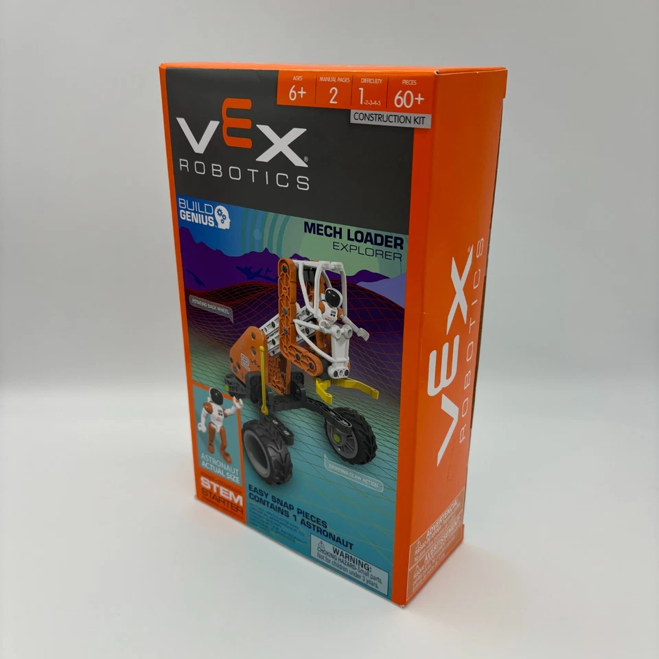 HEXBUG Vex Robotics Mech Loader Explorer Construction Kit 60 Pcs Age 6