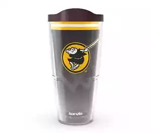 SAN DIEGO PADRES, 24oz DOUBLE WALL, TUMBLER FROM TERVIS WITH LID INCLUDED - Picture 1 of 3