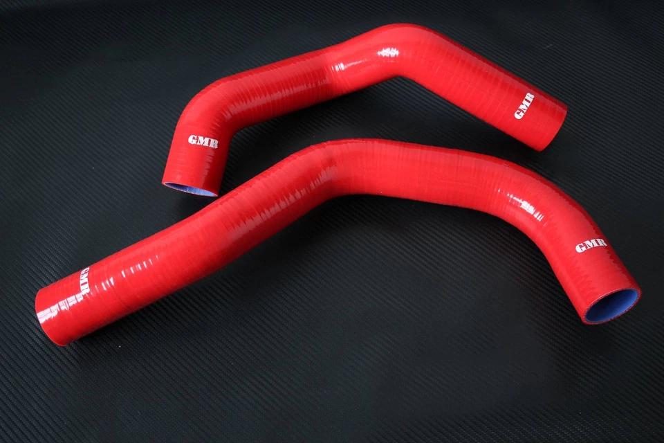 3-слойный красный силиконовый шланг радиатора охлаждающей жидкости для 88–93 Dodge D250 W250 W350 5,9 л V8 - Изображение 1 из 1