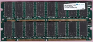 1GB 2x512MB TriCentric TRI-32C6464-PC133 Micron SDR Ram Kit 64Mx64 PC-133 SDRAM - Picture 1 of 5