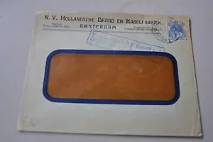 Nederland brief 1915 met censuurstempel EMMERICH P.K. Geprüft und zu Befördern - Afbeelding 1 van 3