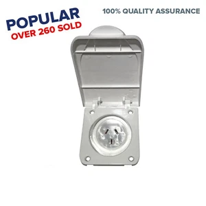 10 Amp Power Outlet for Caravan Motor Home and RV 240V Electrical Socket Camping - Picture 1 of 6