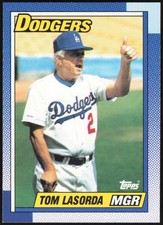 TOM LASORDA - 1990 Topps MLB #669 Los Angeles Dodgers