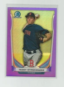 2014 Bowman Chrome TEDDY STANKIEWICZ Purple Refractor 035/150 - Picture 1 of 1