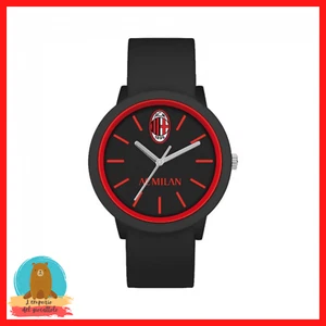 OROLOGIO AC MILAN movimento meccanismo al quarzo lowell uomo donna sportivo NERO - Foto 1 di 2