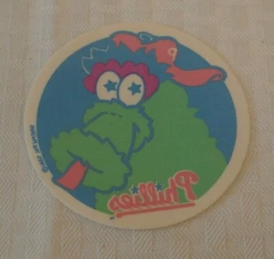 Vintage 1995 Phillie Phanatic Phillies Unused New Decal Sticker Mascot MLB Rare - Picture 1 of 2