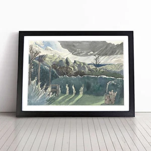 Cuadro póster impresión arte pared lienzo enmarcado paisaje de Paul Nash, decoración del hogar - Imagen 1 de 9