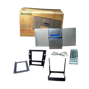 Sistema estéreo cambiador de 5 CD Sony CMT-LS1 con soporte remoto montaje caja original PROBADO - Imagen 1 de 24