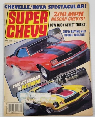 PV2) Super Chevy Magazine May 1984 Volume 13, Issue 5 Camaro Corvette Foto 1 de 4